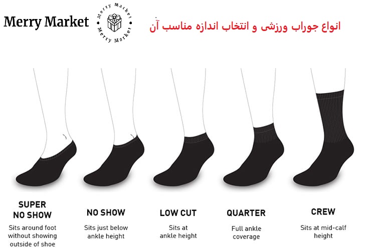 انواع جوراب ورزشی و انتخاب اندازه مناسب آن